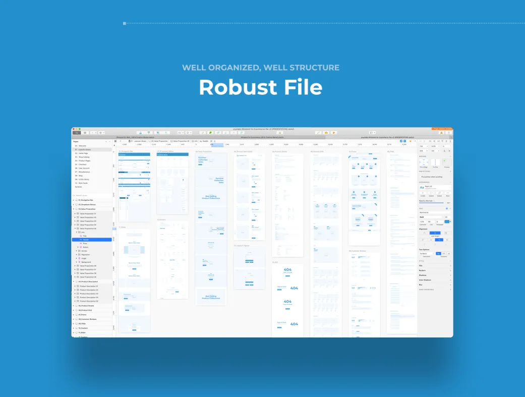 کتابخانه وایرفریم جامع برای طراحی فروشگاههای آنلاین | Wireland