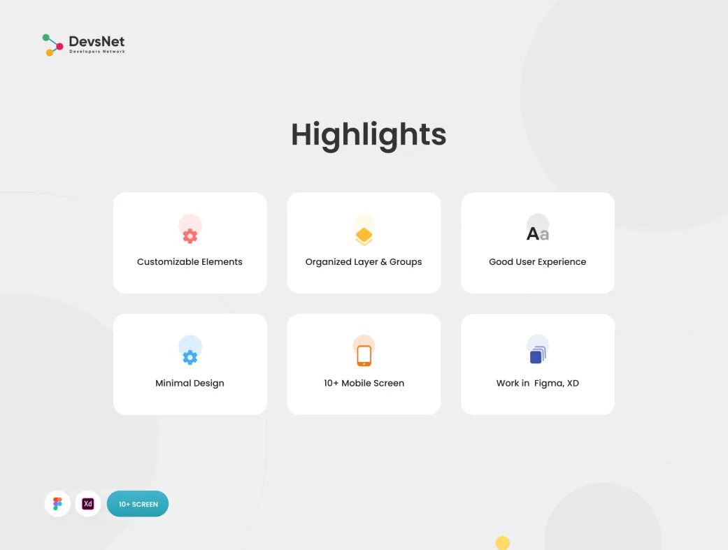 کیت رابط کاربری موبایل اپ مدیریت وظایف iOS