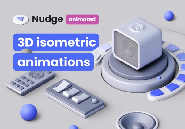 انیمیشن های سه بعدی ایزومتریک نوج | Nudge 3D animated