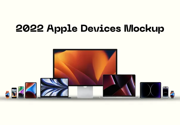 موکاپ‌های دستگاه‌های اپل | Apple Device Mockups 2022