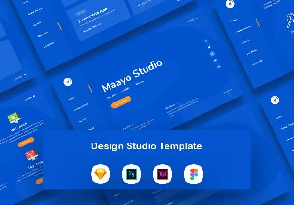 قالب استودیو طراحی | Design Studio Template
