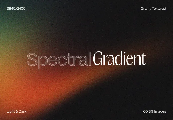 پک پس زمینه گرادینت طیفی با تکسچر نویزی