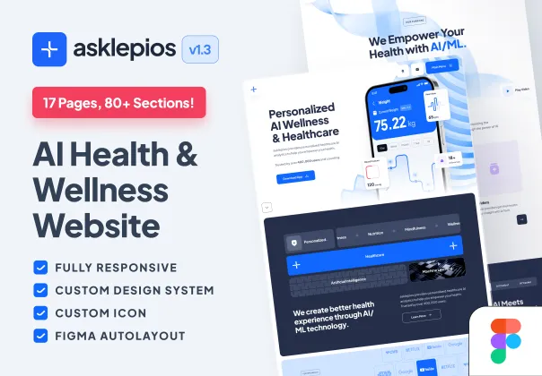 رابط کاربری وبسایت سلامت هوش مصنوعی اسکلپیوس | Asklepios AI Healthcare