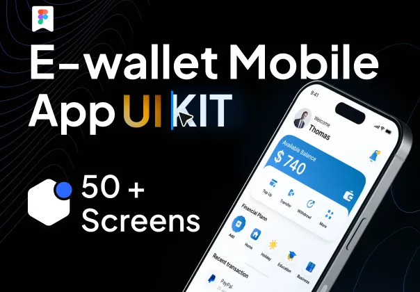 کیت UI اپلیکیشن کیف پول دیجیتال Payzen