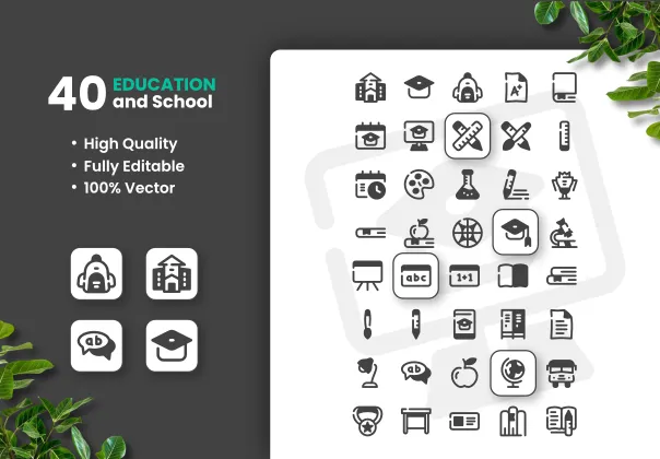 آیکون‌های آموزشی و مدرسه | طراحی ساده و تمیز

برچسب‌های محصول: illustrator,freebie

سازگاری‌های محصول با نرم‌افزارها یا برنامه‌ها: Illustrator