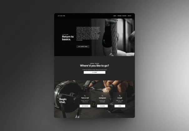 الگوی Crossfit membership website - Framer Template | Framer