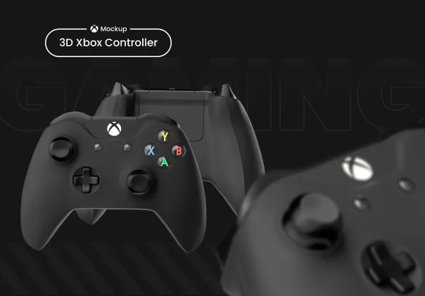مدل سه‌بعدی کنترلر ایکس‌باکس