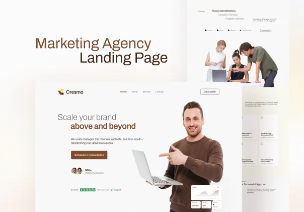 صفحه نخست آژانس بازاریابی کرسمو