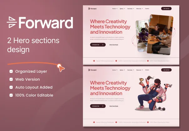 طراحی هدر فوروارد 2