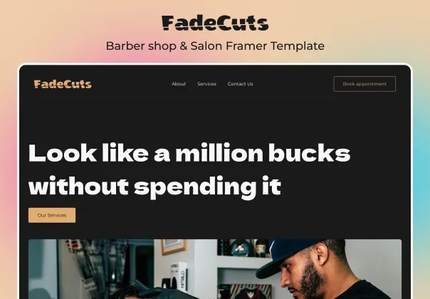 قالب فریمر رایگان فیدکاتس | Framer