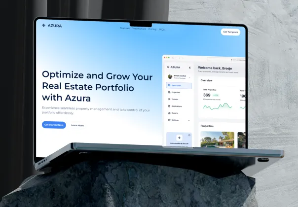 قالب فریمر آزورا برای محصولات هوش مصنوعی و خدمات نرم‌افزاری | Azura - AI SaaS Framer Template