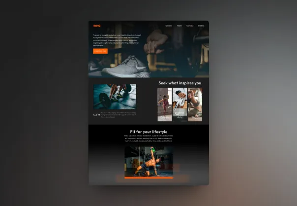 قالب وب‌سایت عضویت در باشگاه ورزشی و فیتنس - قالب فریمر | Framer Template