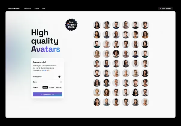 600+ آواتار 🥸 قابل تنظیم و با کیفیت بالا | theUI.studio