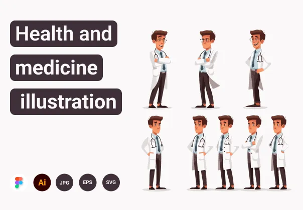 تصاویر سلامت و پزشکی | رایگان | Figma