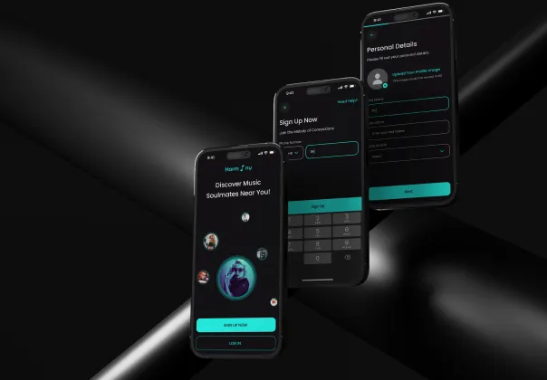 کیت رابط کاربری اپلیکیشن موبایل هارمونی