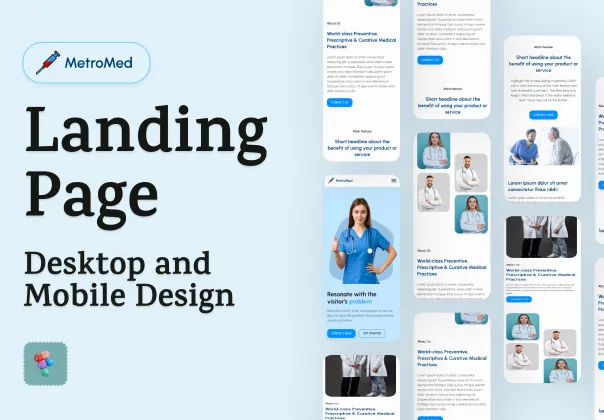 صفحه اصلی لندینگ مترومد