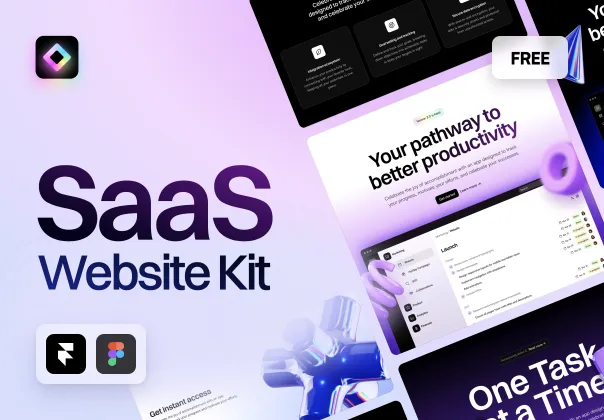 کیت وب‌سایت SaaS رایگان | Framer & Figma