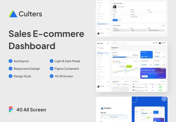 داشبورد فروش تجارت الکترونیکی