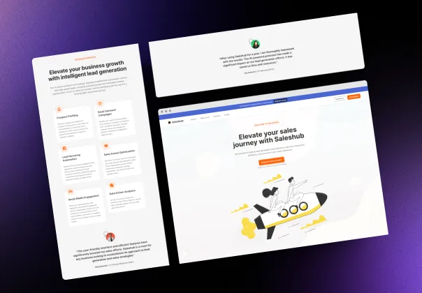 الگوی فریمر یک برگ فروشگاهی برای استارتاپ ها - Saleshub