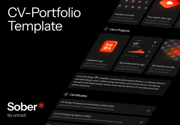 قالب پورتفولیو سابر