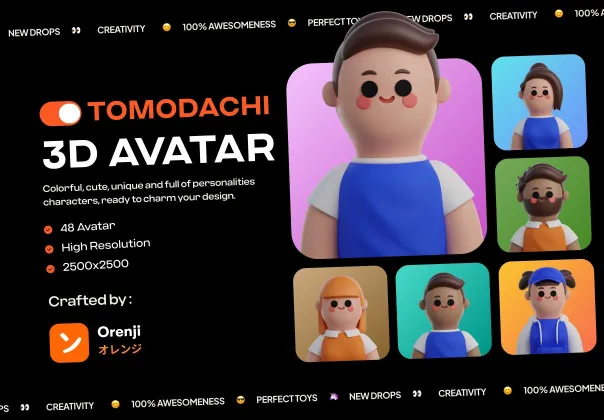 اواتار 3D رایگان Tomodachi - نسخه رگولر