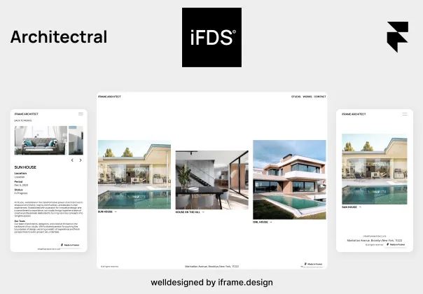 قالب وب‌سایت رایگان آرشیتکتال برای فرمر