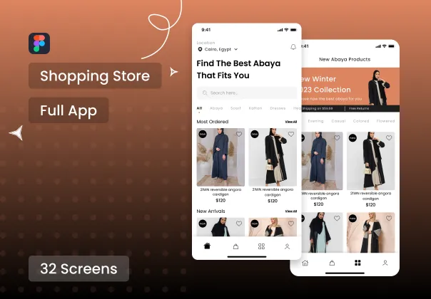 اپلیکیشن فروشگاه لباس رایگان | Abaya