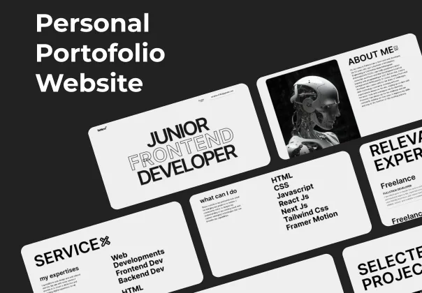 قالب رایگان وب‌سایت پرتفولیو | Portfolio Template