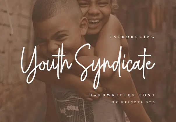 فونت دست‌نویس رایگان یوت سیندیکیت | Youth Syndicate