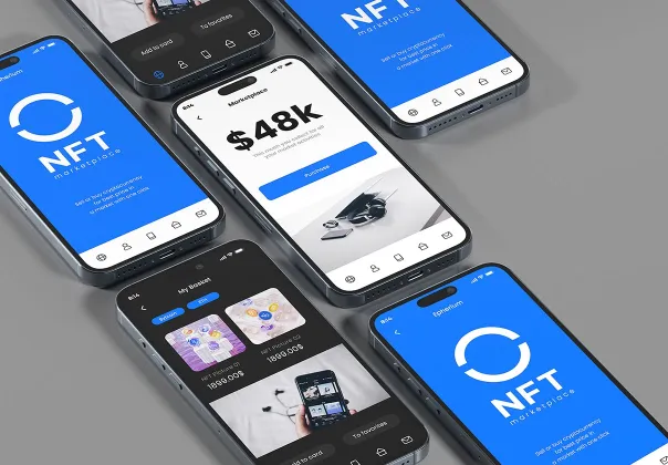 موکاپ‌های رایگان iPhone 15 Pro Max روی پس‌زمینه سفید | iPhone 15 Pro Max Mockups