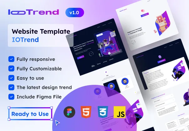 قالب‌های وب رایگان آژانس خلاق و فناوری | IoTrend