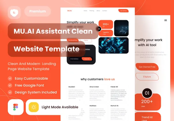 کیت UI رایگان وب‌سایت آژانس هوش مصنوعی | Ai Agency