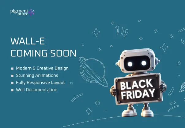 صفحه فرود رایگان "بلک فرایدی در راه است" | Black Friday Coming Soon