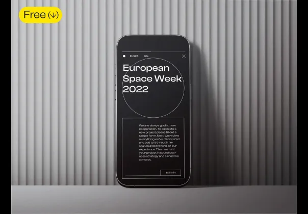 موکاپ رایگان آیفون ۱۴ پرو – صحنه ۲ | Free iPhone 14 Pro Mockup