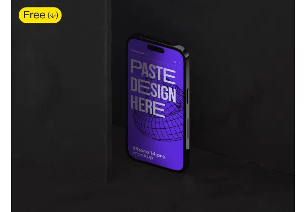 موکاپ رایگان آیفون 14 پرو - صحنه 1 | v1