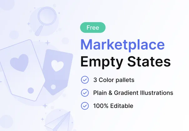 حالت‌های خالی رایگان برای مارکت‌پلیس | Marketplace