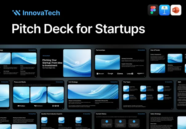 قالب ارائه رایگان اینوواتک برای استارتاپ‌ها | InnovaTech