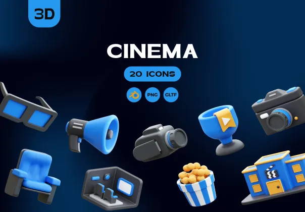 تصاویر ۳D سینما | Cinema 3D Illustrations