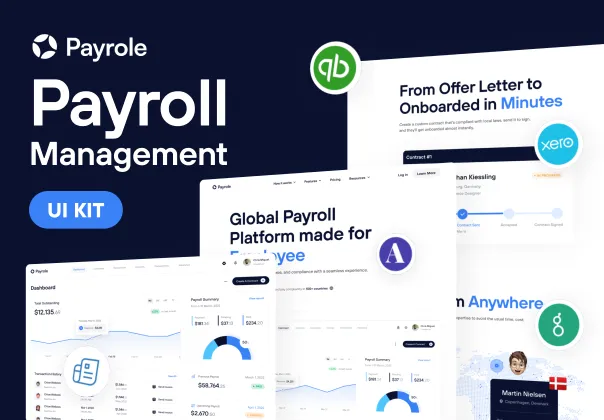 کیت UI مدیریت حقوق و دستمزد | Payrole