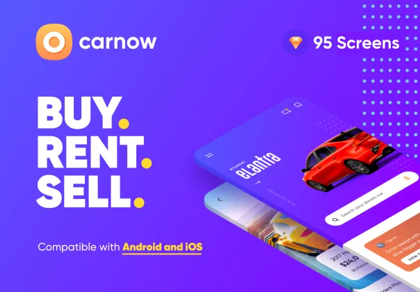 کیت UI موبایل کارنو | Carnow - خرید، اجاره و فروش خودرو