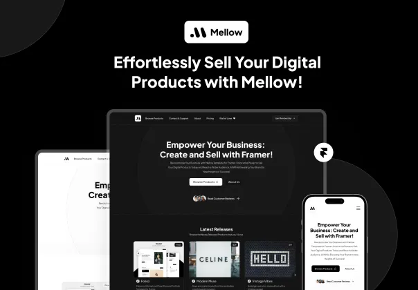 قالب تجارت الکترونیک ملّو برای فریمر | Mellow