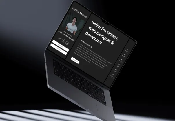 قالب رزومه و پورتفولیوی رایگان