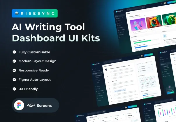 کیت داشبورد ابزار نوشتاری هوش مصنوعی ریزسینک | RISESYNC