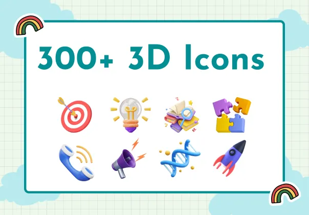 آیکون 3D رایگان برای نیازهای روزانه | Daily Needs