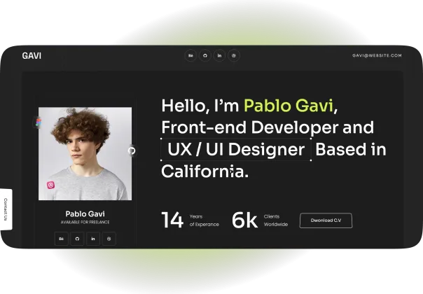 قالب HTML رایگان پورتفولیو شخصی پابلو | Pablo