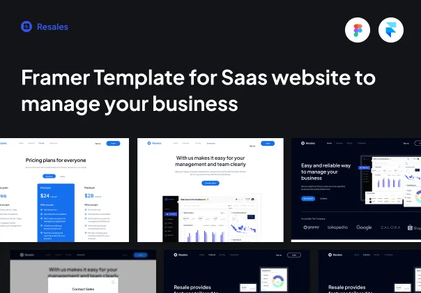 قالب رایگان فیگما برای مدیریت انبار | Resales