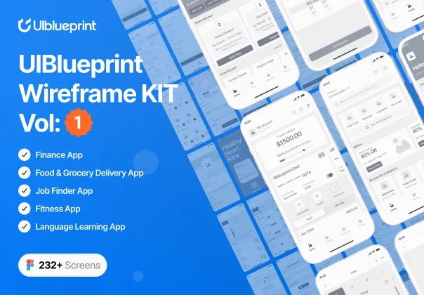 کیت وایرفریم UIBlueprint (نسخه ۱)