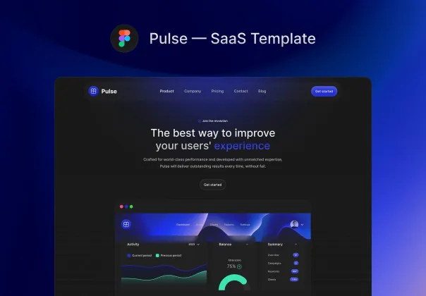 قالب SaaS پالس | Pulse