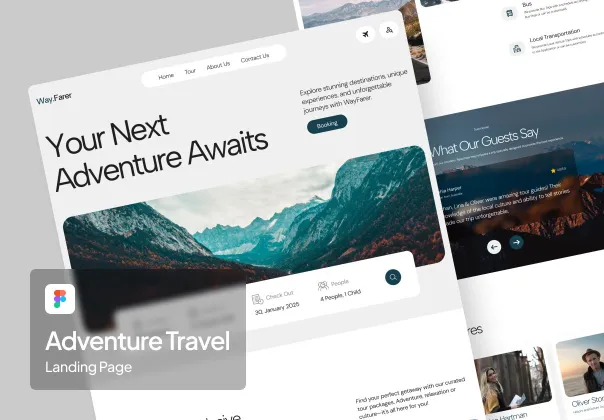 صفحه لندینگ سفرهای ماجراجویانه | WayFarer