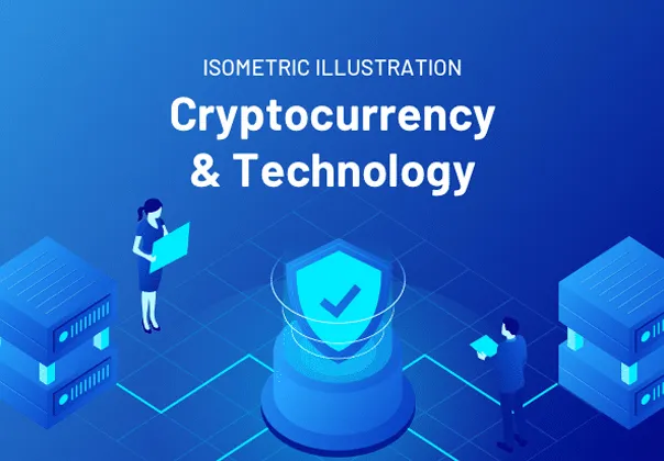 تصاویر ایزومتریک کریپتو و فناوری | Crypto & Tech